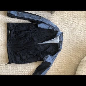 Dark blue nike windbreaker